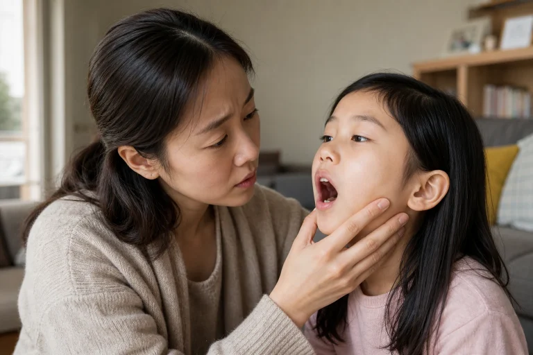 어금니 유치 안 빠질 때 안내 이미지